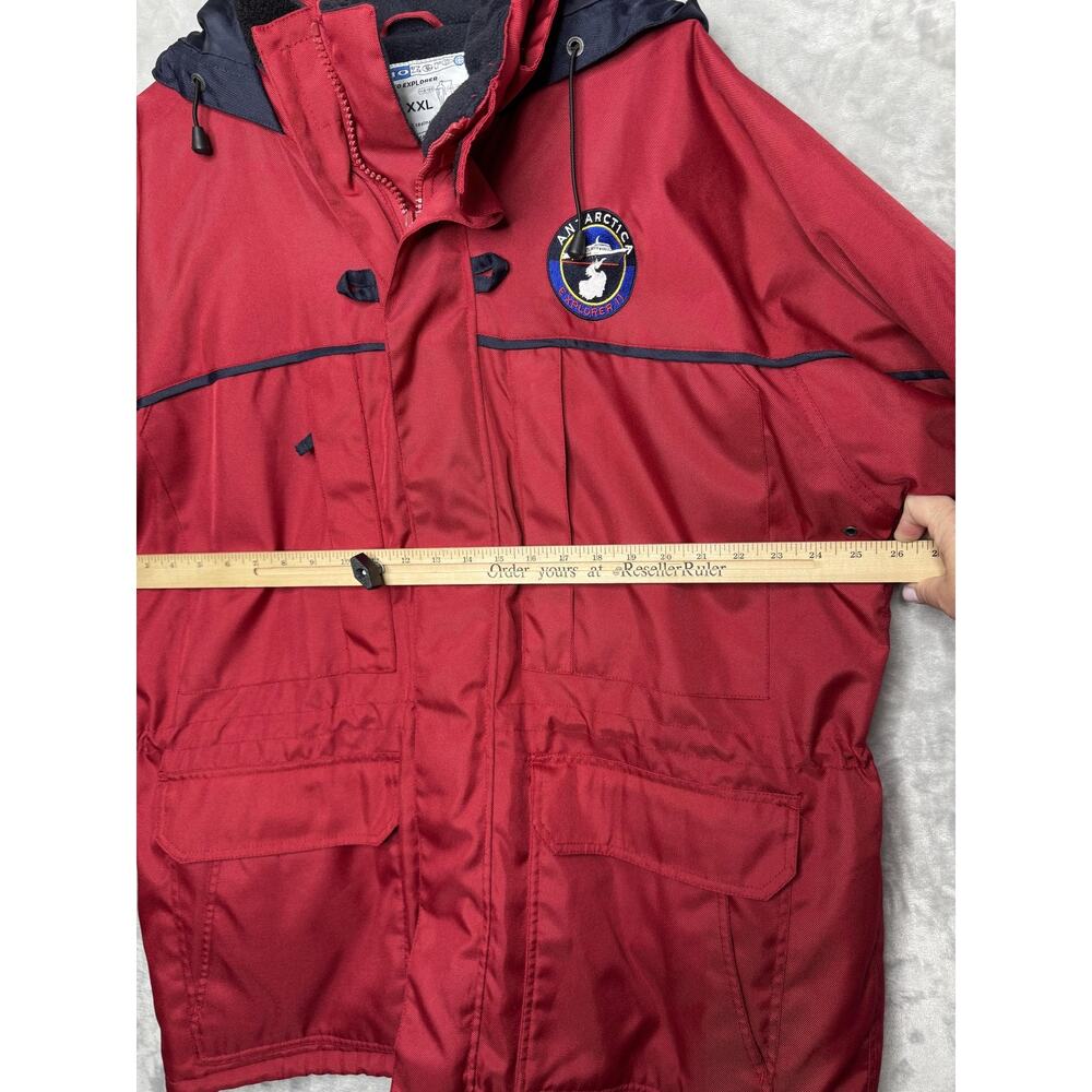 Sotto Zero Jacket Mens 2XL Red Antarctica Explorer II Hooded Insulated Parka - Picture 7 of 10